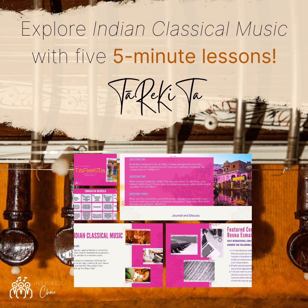TaReKiTa Lesson Plan Bundle Inspired Choir